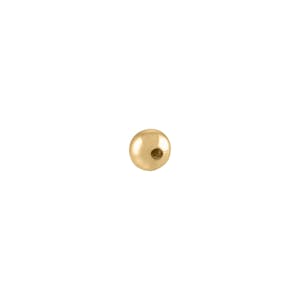 Solid 14k Gold Ball Back