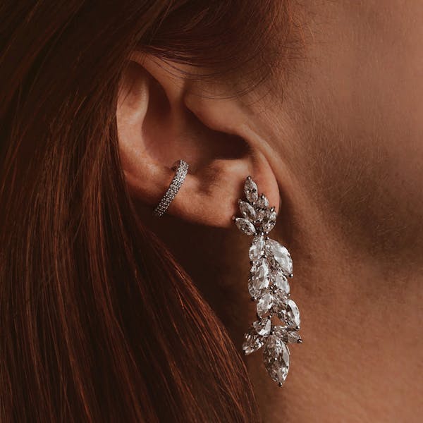 Dalya Earrings on model