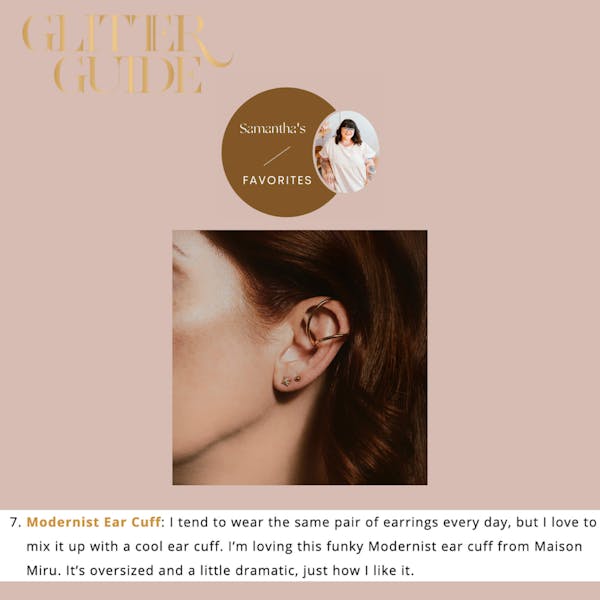Modernist Ear Cuff As Seen on Glitter Guide