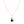 Load image into Gallery viewer, Black Heart Charm Necklace
