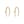 Load image into Gallery viewer, Shooting Star Open Hoop Earrings