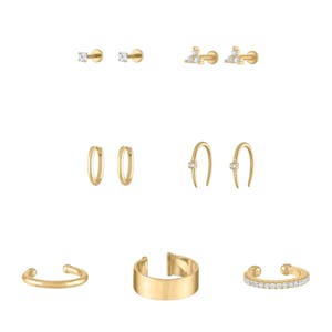 THE EARRING SYSTEM ESSENTIAL EDIT in Gold
