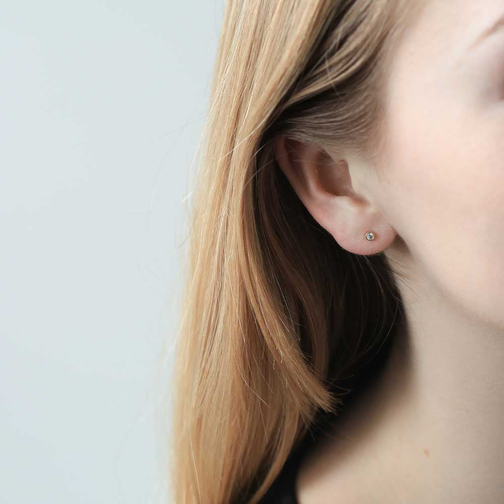 small crystal stud earrings