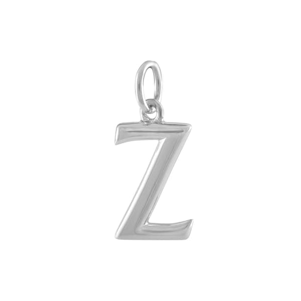 "Z" Charm in Sterling Silver