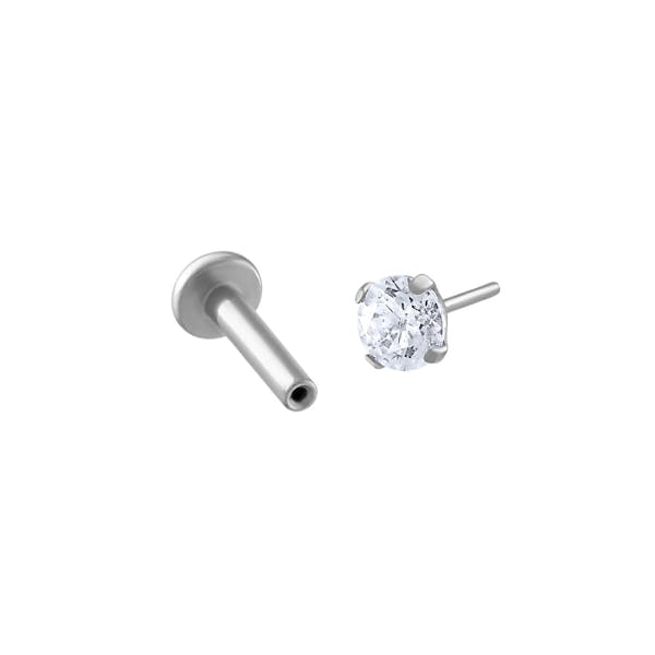 Celestial Crystal Nap Earrings in Silver