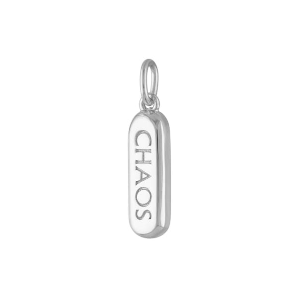 Chaos/Order Pill in Sterling Silver