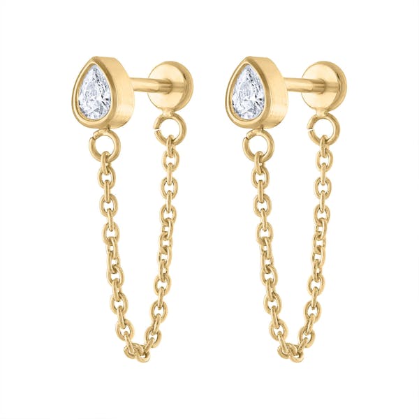 Colette Nap Earrings in Gold