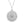 Load image into Gallery viewer, Evil Eye Medallion Necklace in Sterling Silver
