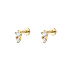Gaia Nap Earrings in Gold
