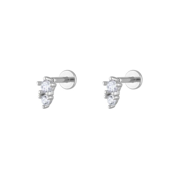 Gaia Nap Earrings in Silver