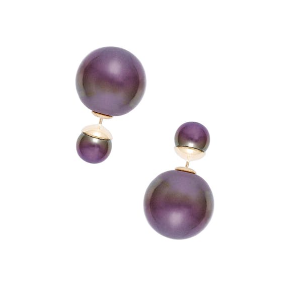 Isabelle Pearl Earrings in Onyx