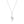 Load image into Gallery viewer, Pave Lightning Charm Necklace in Sterling Silver