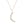 Load image into Gallery viewer, Pave Moon Charm Necklace in Gold
